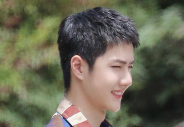 王一博现身成都录制,和175大张伟站在一起,这腿确定不是五五分_身高