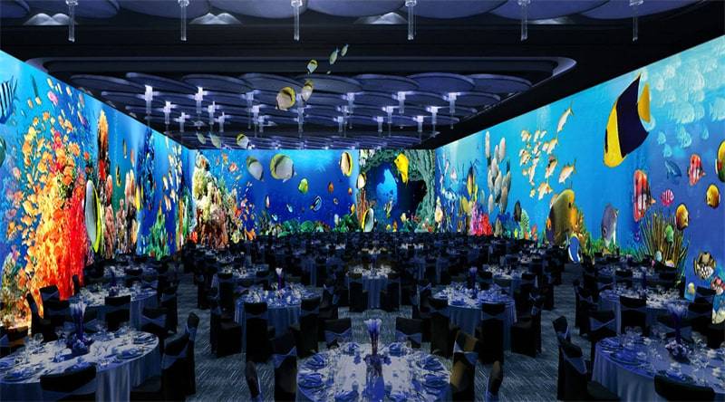 5d全息宴会厅,新技术下的沉浸式视觉互动新体验!_宾客_企业_氛围