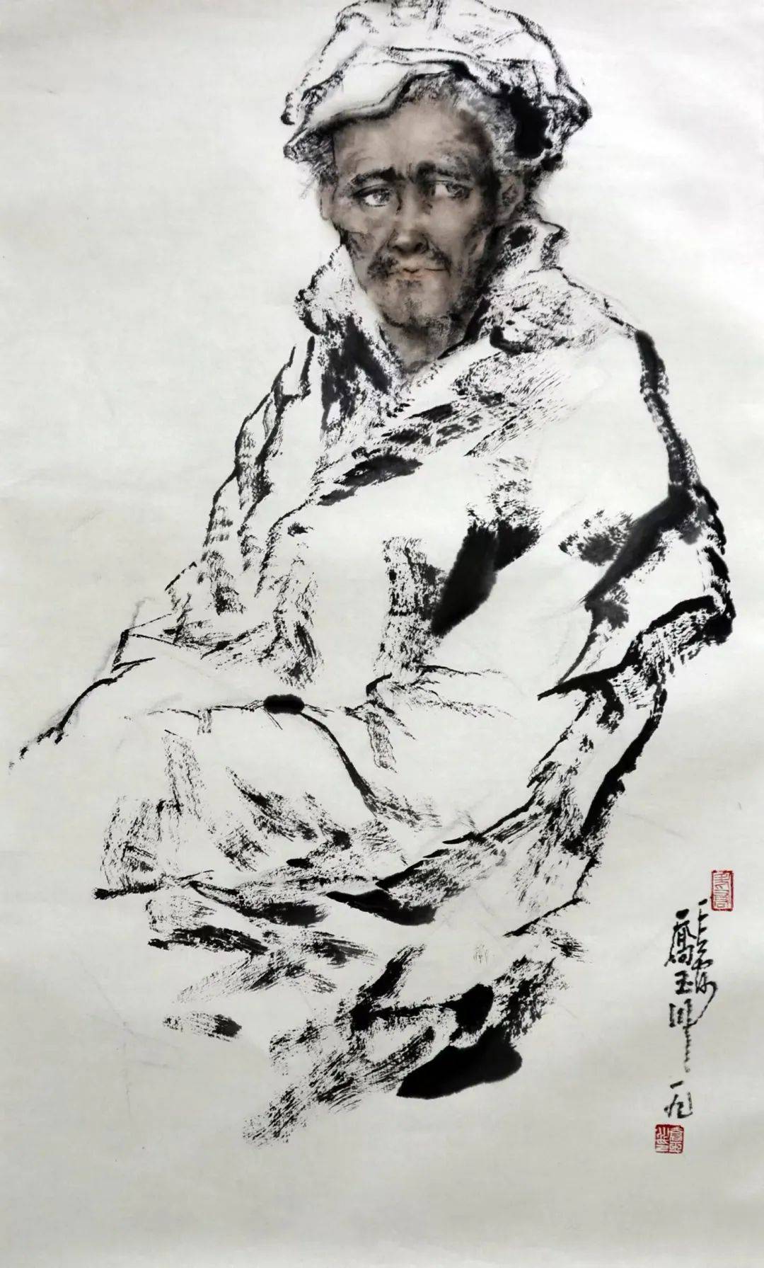 中央文史馆书画研究员乔玉川向家乡捐赠60幅国宝级珍品_先生_作品