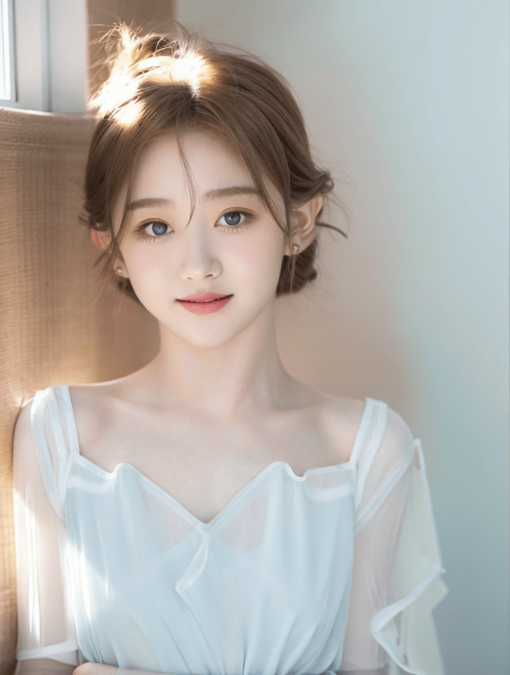 温柔小仙女写真照片,楚楚可怜惹人爱,清纯美少女高清壁纸