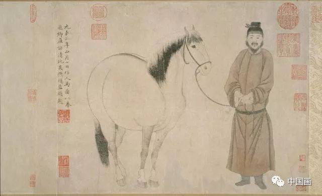 赵孟頫元贞丙申自画与自喻——《人骑图》与《人马图》 