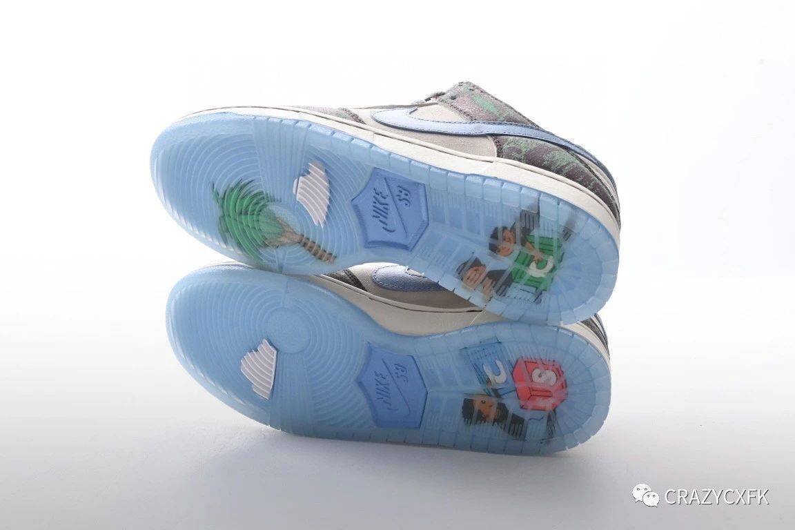 skate club x nike sb dunk low 联名夏威夷低帮板鞋_色调_童趣_鞋垫