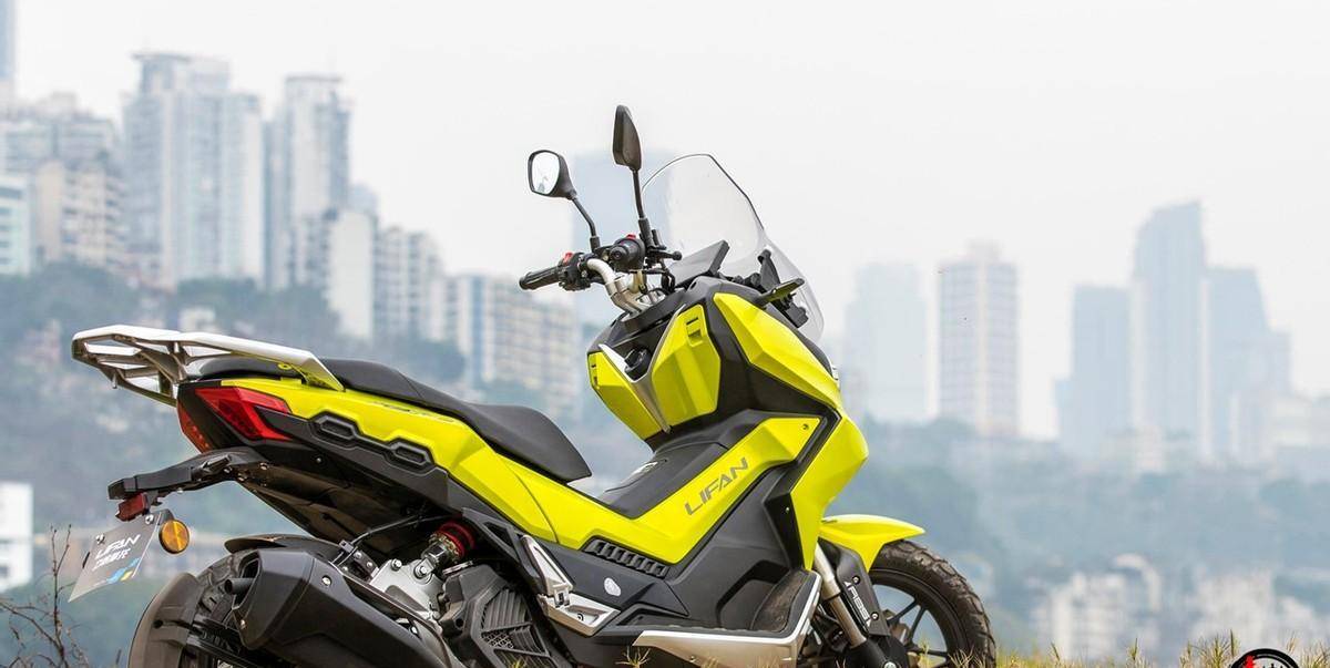 新车|专属涂装辐条轮毂:23款力帆adv运动踏板kpv150智享越野版_搜狐