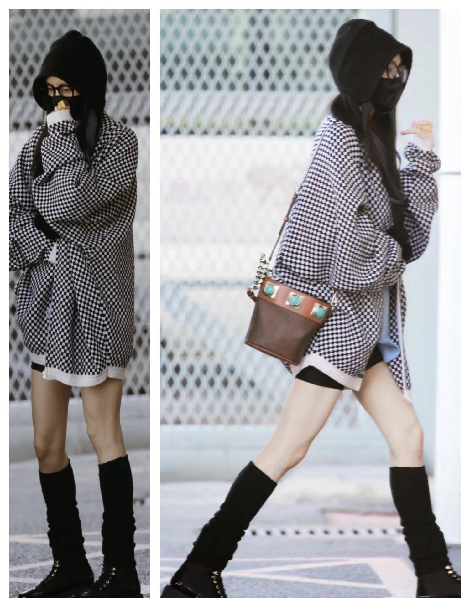 "散装袜"风靡时尚圈,洋气又保暖,连姐姐都巅峰了,高端又时尚_袜子