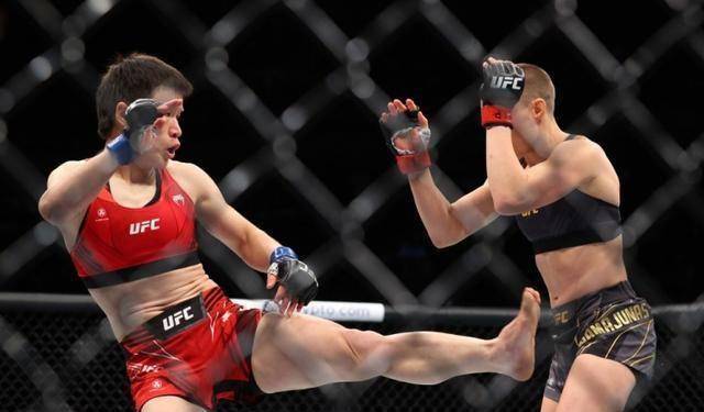 ufc张伟丽二番战不敌罗斯!对本场比赛三点简评如下_回合_时候_双方