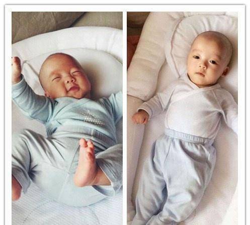 陈建州在台北举行婚礼以后,时隔4年产下了双胞胎儿子陈睿飞与陈睿翔