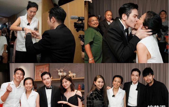 贾静雯修杰楷夫妇,周杰伦昆凌夫妇,罗志祥,小祯等好友都在现场见证