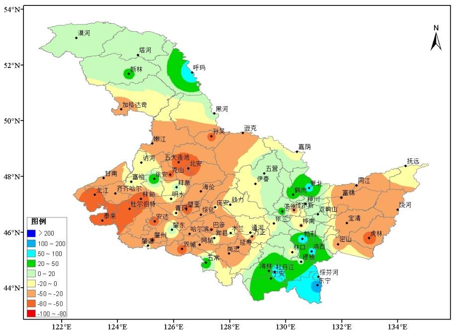 6月以来,黑龙江省气温较往年同期高0.5℃,降水量少12%