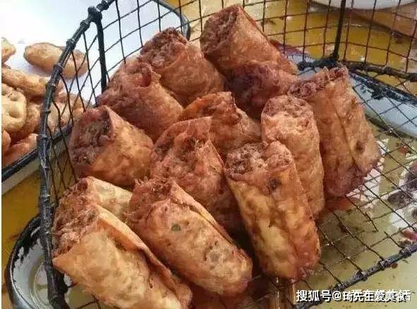 天津特色美食“卷圈”,你吃过吗?_豆皮_小吃_馅料