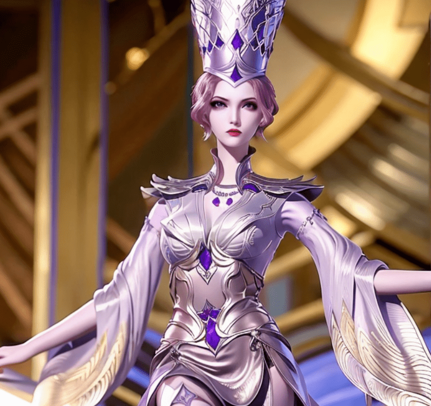 斗罗大陆:比比东cos美如画2,完美女神高贵气质,肤白貌美武魂帝国_世界