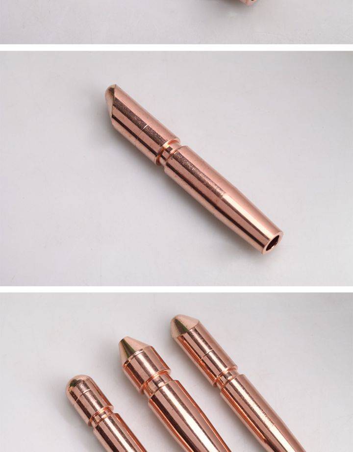 来图定制 点焊机碰焊机头进口铬锆铜氧化铝铜电极帽连接杆订制电极头