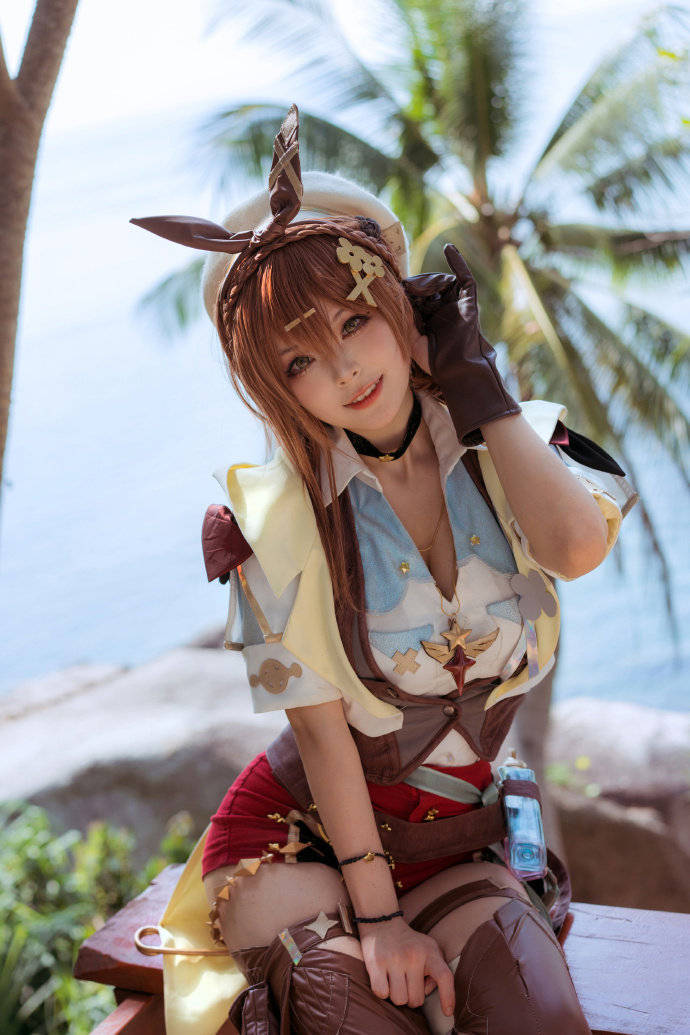 cos:莱莎的炼金工房莱莎cosplay正片15p-w百合欧皇子w_伊喵_白嫖_部落