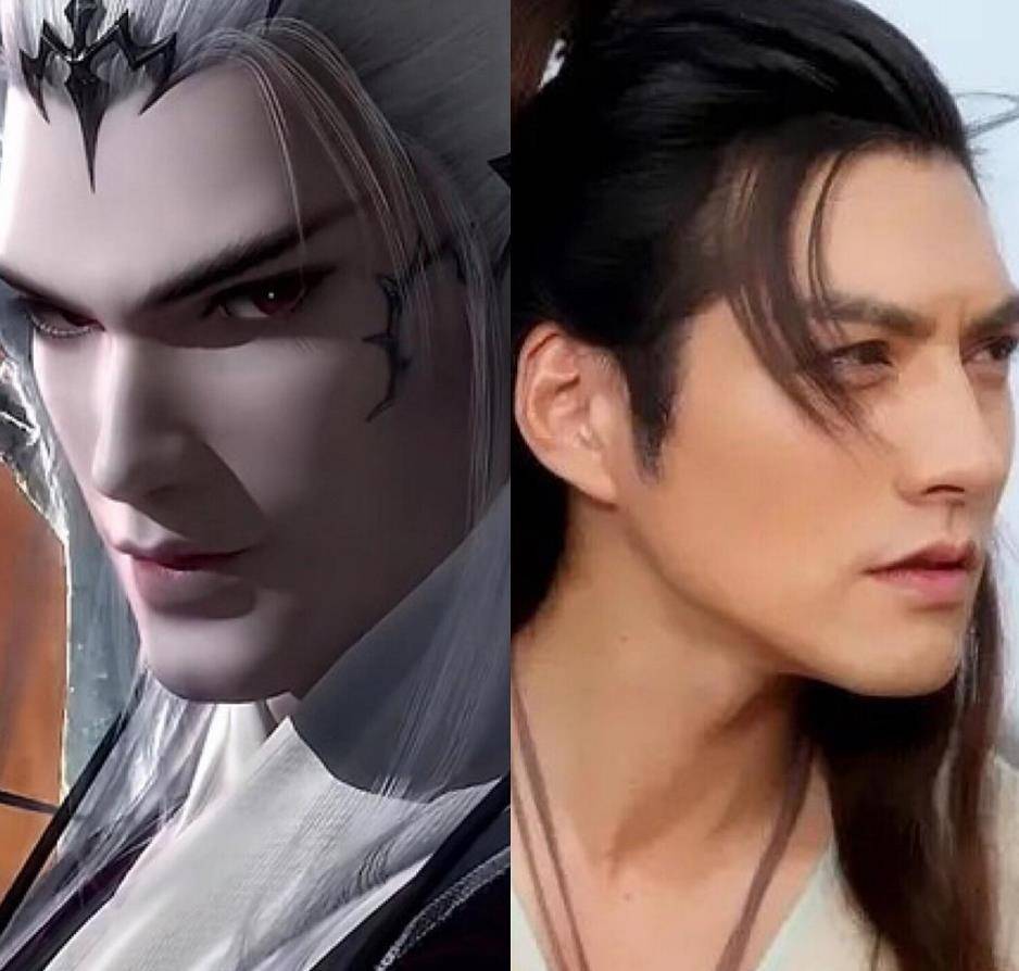 娱乐圈的建模脸明星:杨超越可爱,张予曦精致,严宽神还原_五官_鼻子_cg