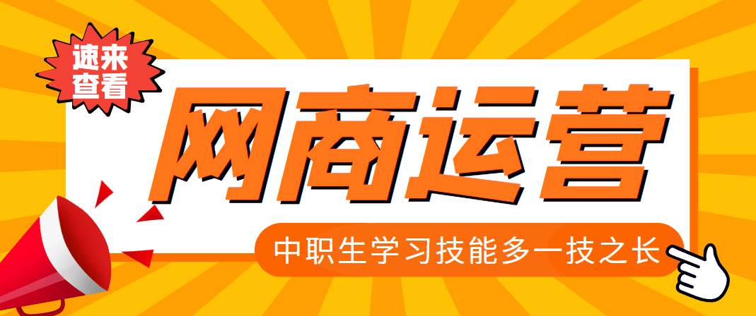 网商运营学习!掌握未来商业,中职生也可轻松上手!_营运_技巧_领域