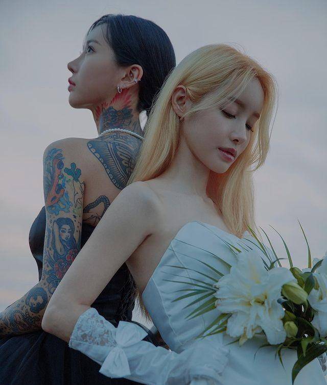 ahnlina,国外非常有名的辣妈纹身师_linaahn_气质_外国