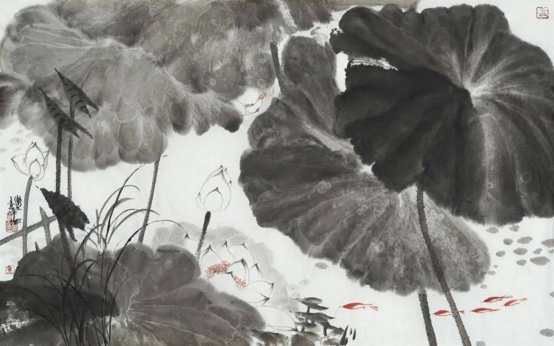 学院派丨王远峰 · 望春风_cm-_纸本_中国画