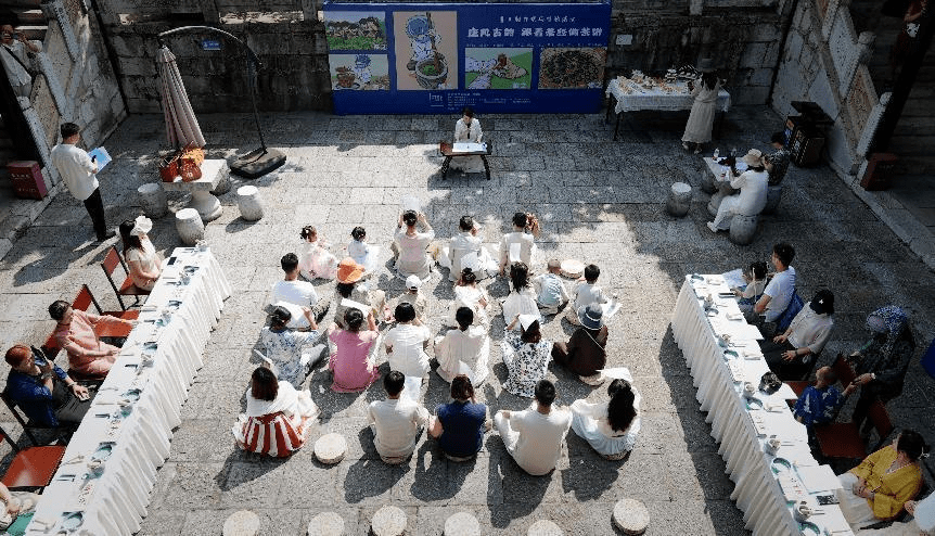 "唐风古韵61跟着茶经做茶饼"全国联动活动在贵阳举办_阳明_文化