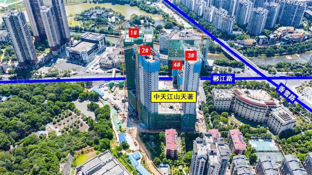 郴州爱莲湖,梨树山板块楼盘2023年7月工程进度_交汇处_项目_地址