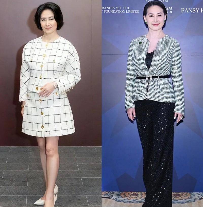 60岁何超琼:衣穿简,发不过肩,气质优雅,不扮美却显年轻_女性_发型