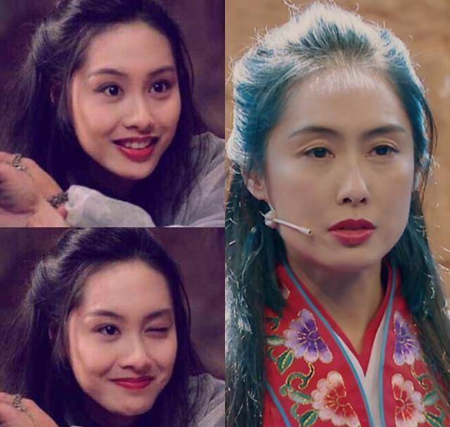 那时的朱茵年轻貌美,充满灵气,回眸一笑更是成为电影的经典一