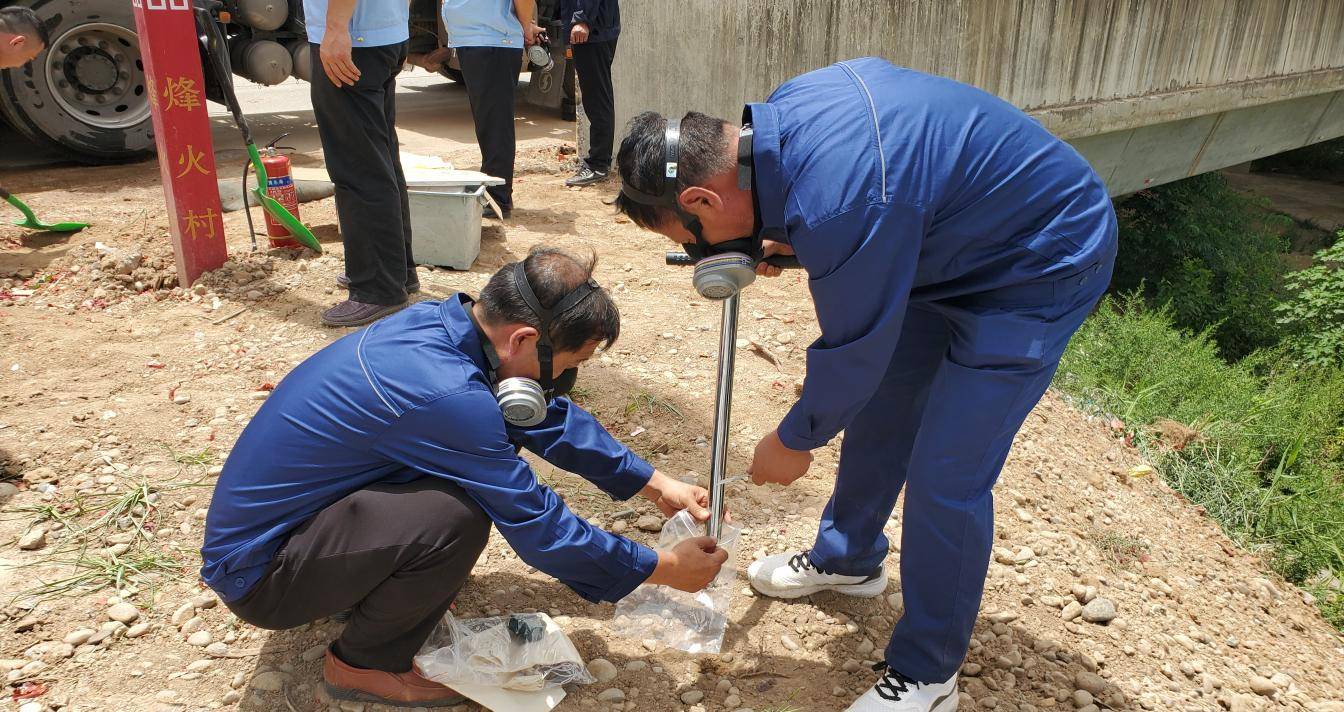 咸阳市生态环境局礼泉分局组织开展2023年突发环境事件应急演练_处置