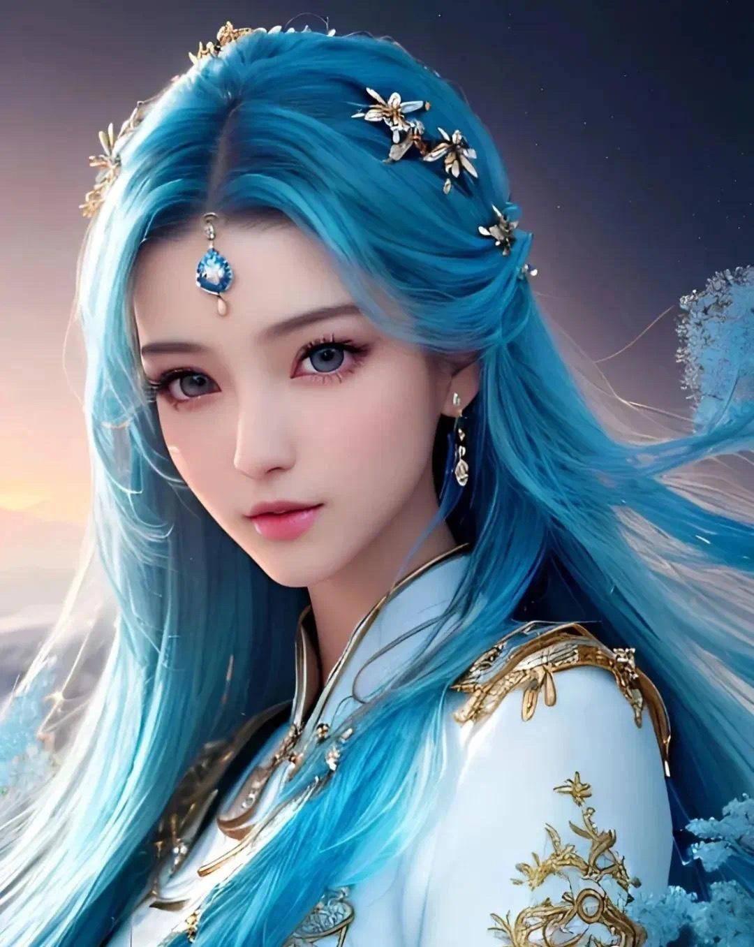 斗罗大陆cos:蓝银皇阿银美如画,修长美腿,蓝银白袜时尚搭配!