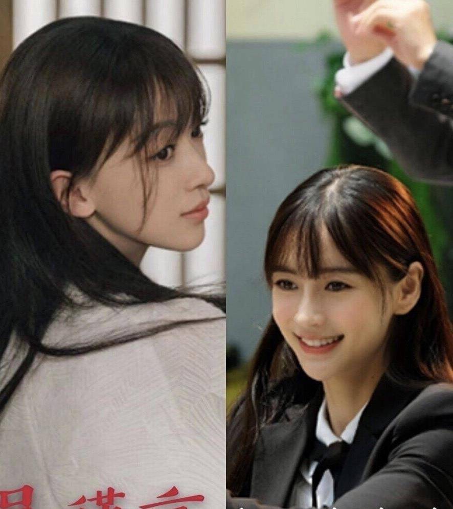 一次活动造型,气质五官神似angelababy王子文,罗志祥女友周扬青