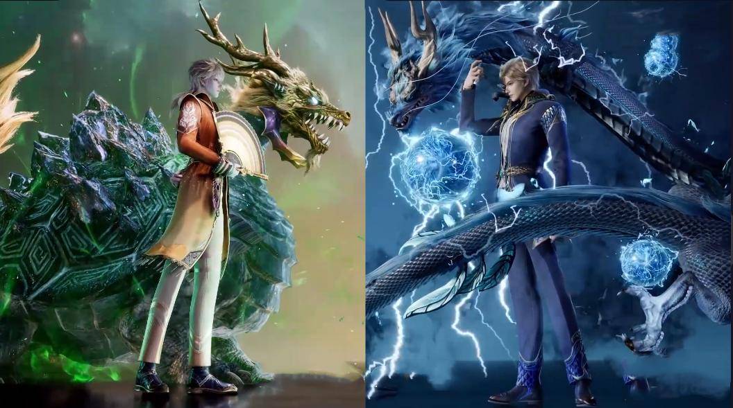 玄冥龟大战蓝电龙,赵无极牌面拉爆,意外彩蛋竟然是唐舞桐洗澡_徐三石