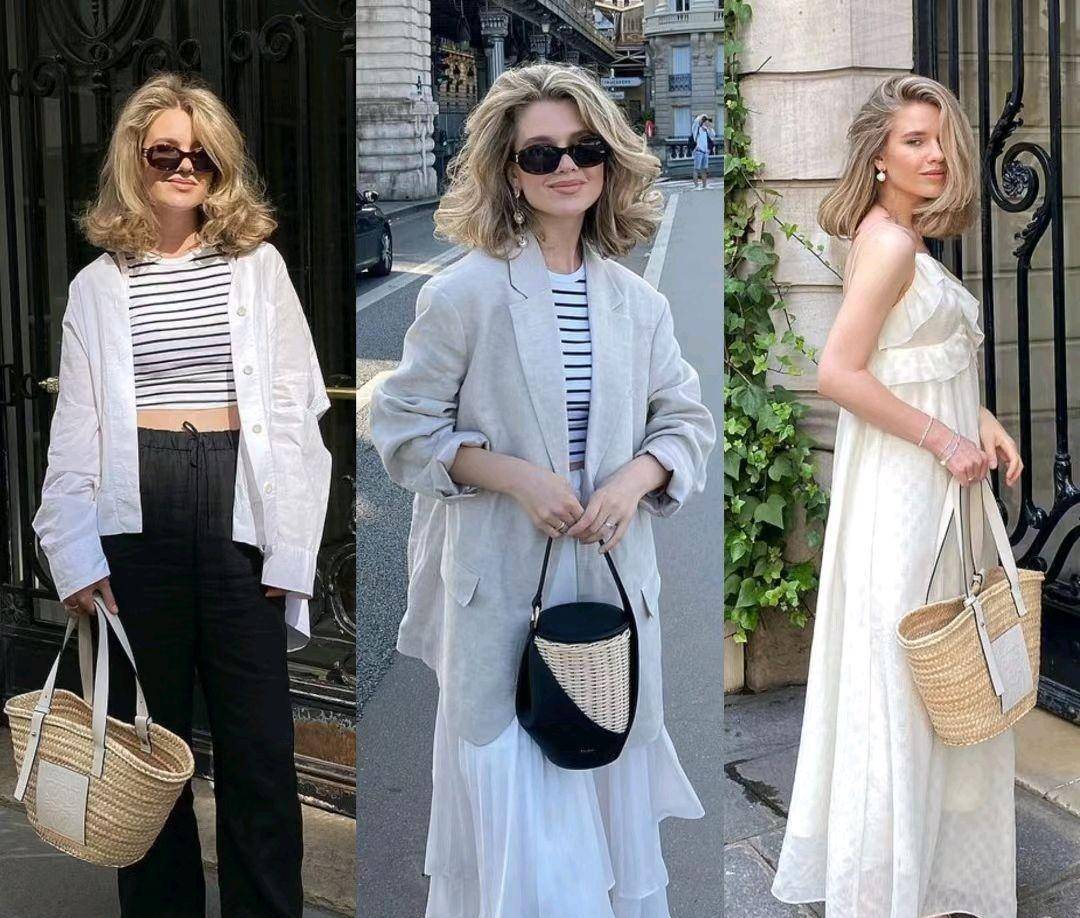 夏天的法式慵懒风穿搭,不必费力就可以很优雅迷人了