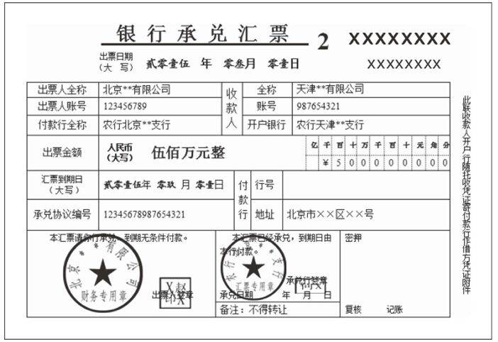 因此大家在收银行承兑汇票时,要特别注意这一点的