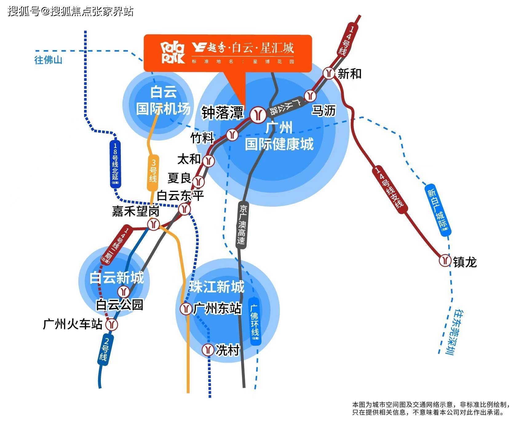 華南快速,京港澳高速,機場第二高速,花莞高速,廣從公路,暢達全城,縱橫