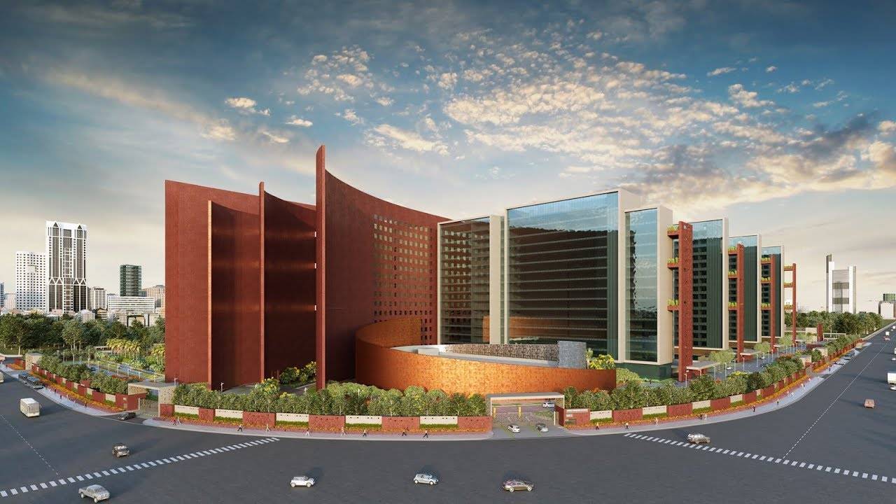 原创            印度建成超级办公楼！可容纳一座城镇人口，比美国五角大楼还大！-印度办公室文化特色