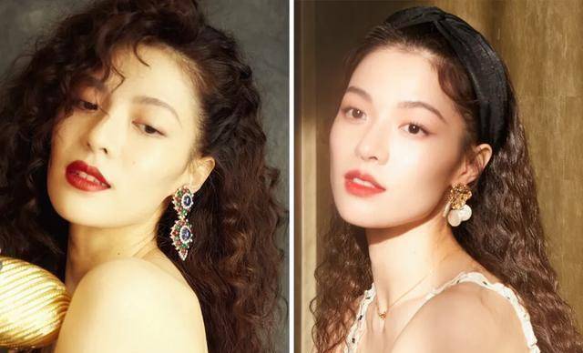 杨采钰和钟楚曦,谁才是"港风一绝"?_卷发_造型_活动