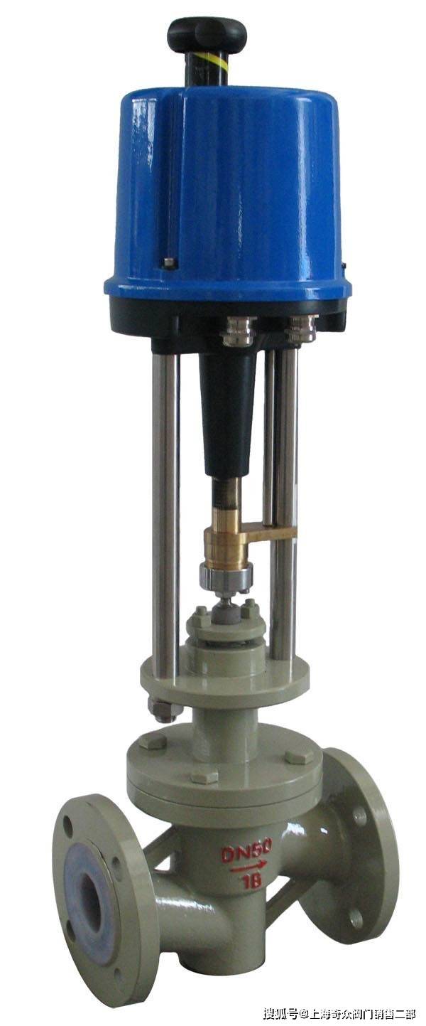 衬氟管道工业阀门气动洗涤液调节阀dn50-pn16 波纹管密封好带反馈