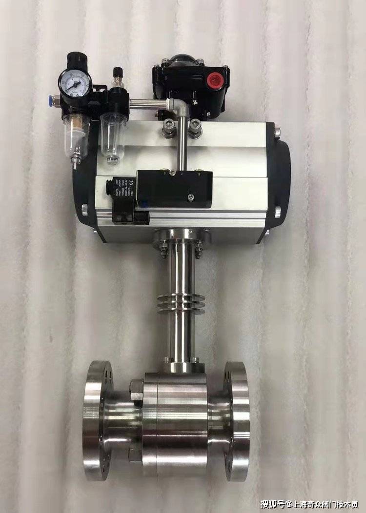 低温长轴切断球阀 气动天然气紧急开关阀不锈钢法兰dn100-2.