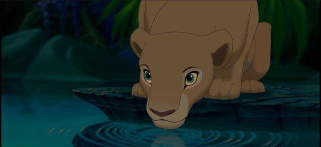 辛巴与青梅竹马的娜娜重逢,令人激动在《奇幻森林》中,乔恩·费儒用