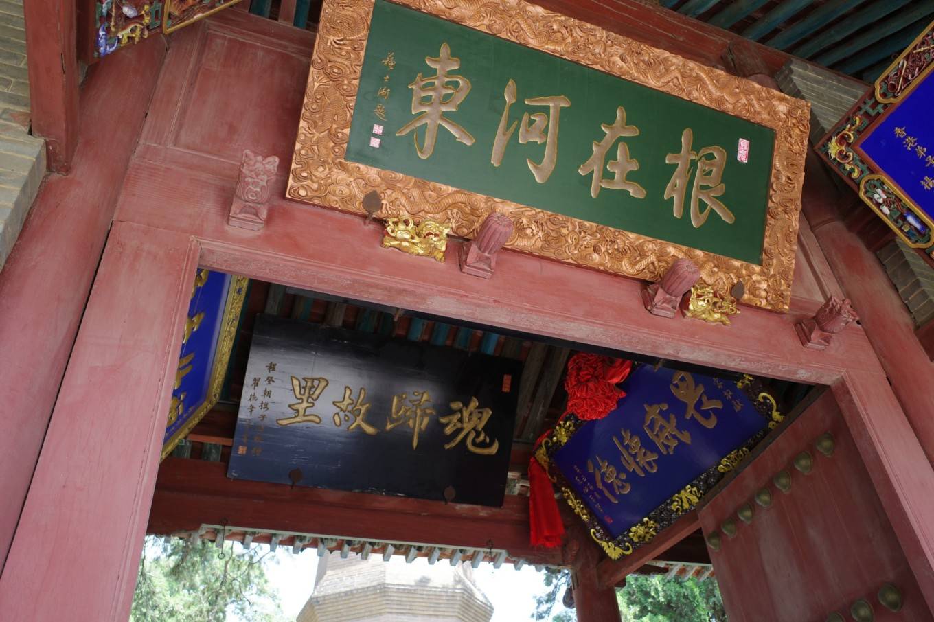 常平关帝家庙_关羽_正殿_夫人