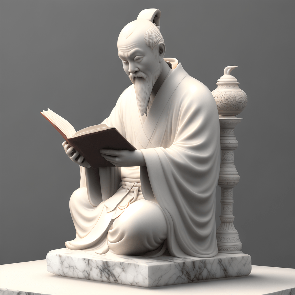 雕塑演绎茶圣陆羽雕像_赵玉_茶艺_中国