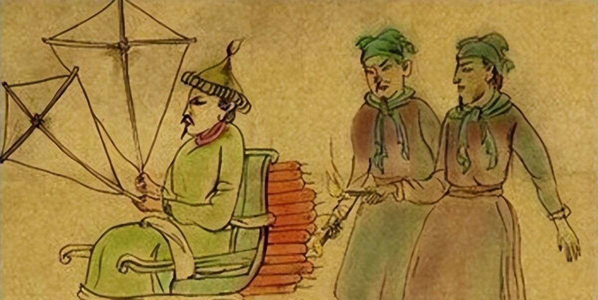 明朝奇人万户:自己研究火箭,绑了47个飞行器,成功将自己送上天_火器