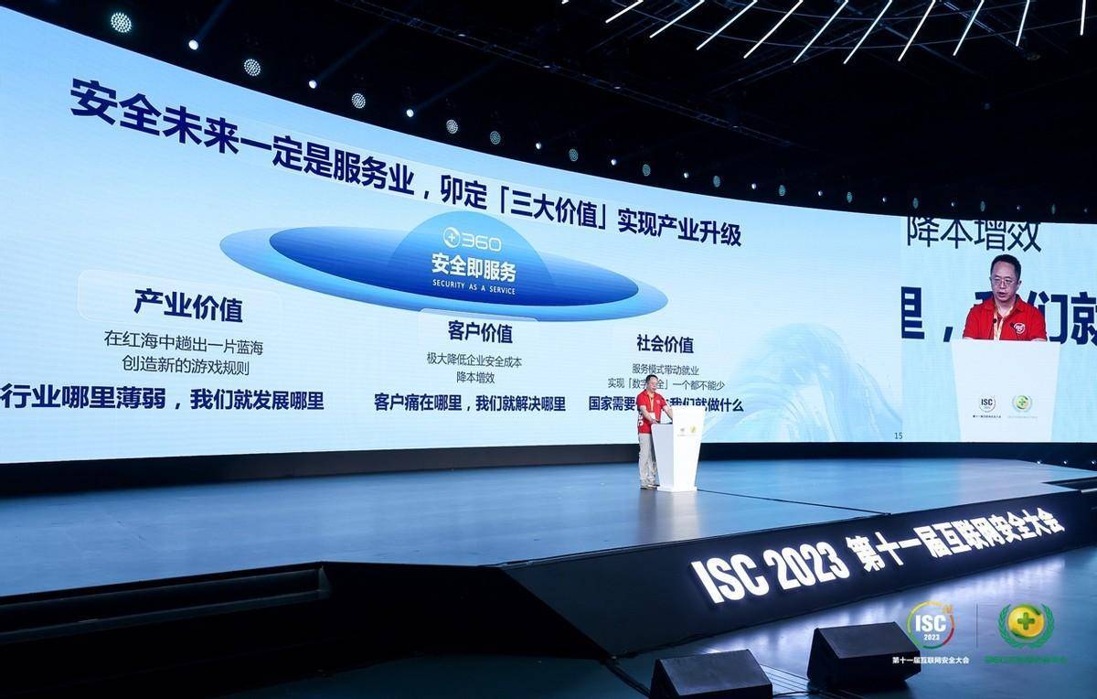 《ISC 2023周鸿祎“出新牌”，360安全云重新定义安全服务》