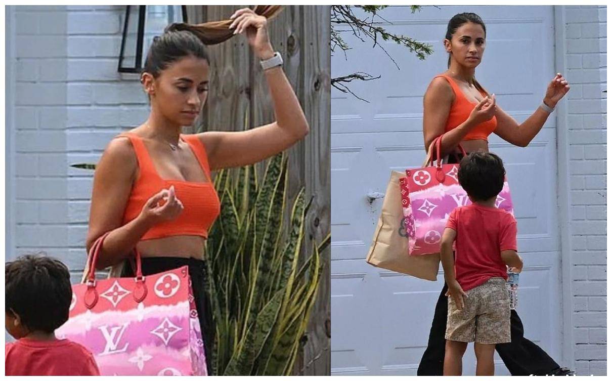 安东内拉拜访儿时好友:梅西当奶爸,马特奥长大肚腩了_一家_生活_比赛