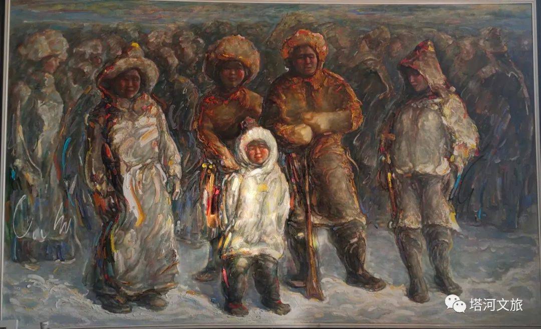 塔河县文旅局文化惠民系列活动之线上油画欣赏:于福海《离开山林的