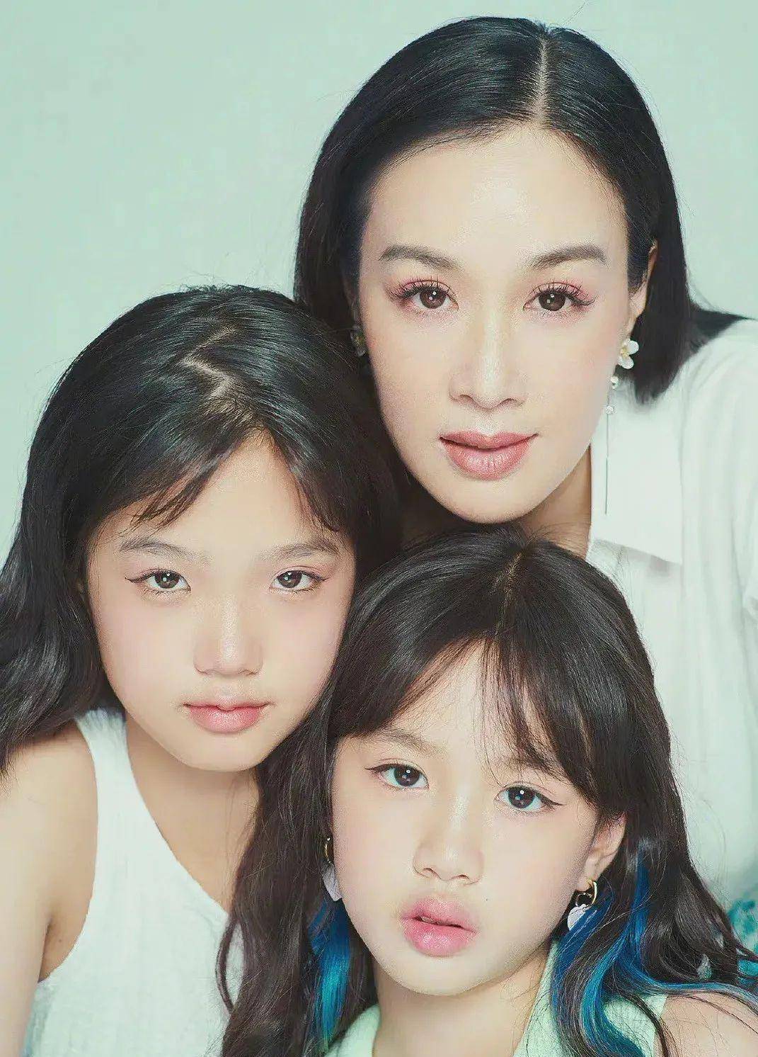 钟丽缇二女儿逆袭式长大,儿时被吐槽五官普通,现长成耐看高级脸_孩子