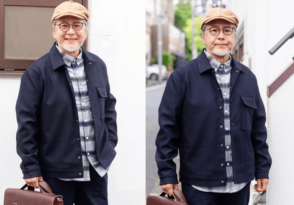 看看老爷爷在北京的穿搭,发现衣服干净利落,灰色的,永远时尚_男人