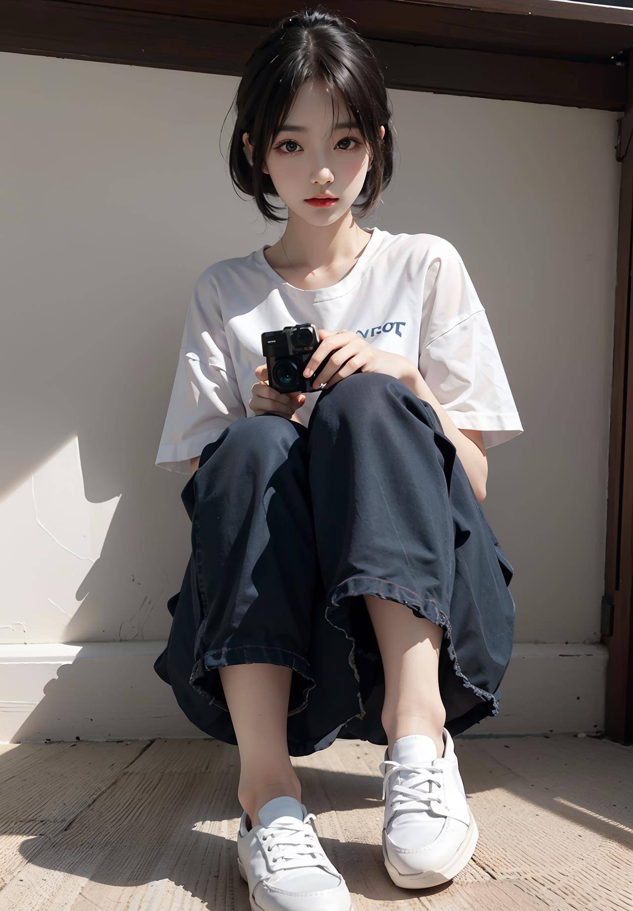 艾美女-短发女孩