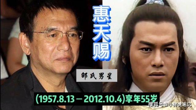 邵氏已过世的12位男演员,惠天赐死的太揪心,傅声英年早逝太可惜_电影