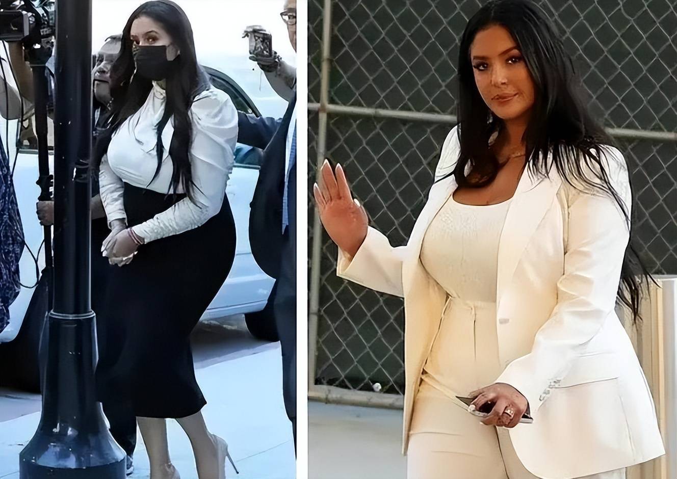 瓦妮莎现身名人堂仪式,再度美出新高度,身材太好了_科比_自然_关系