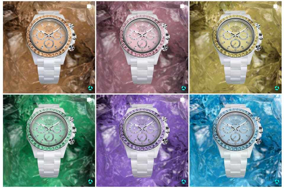 gemstone ceramic限量发行3只,每只要价90,500欧元,价格以高级手表