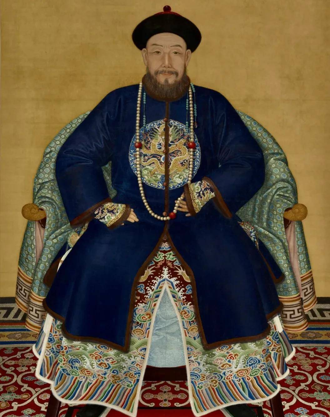 嵩—弘丰胤祁7子: 弘昭—弘晅—弘亮—弘纯—弘谦—弘霈—弘善胤祕4子