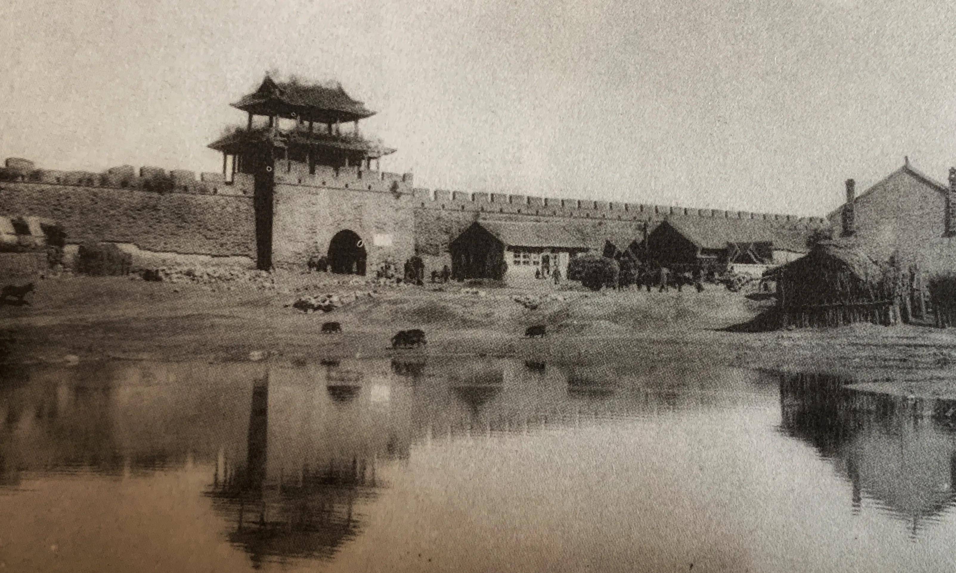 老抚顺四大遗憾之抚顺城_南门_高尔山_北门